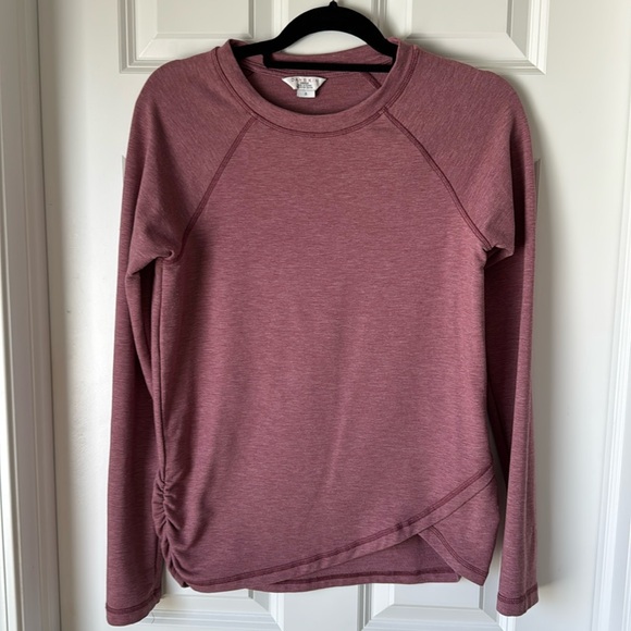 Danskin - Long Sleeve Crew Neck -‎ Small - Mauve - Picture 1 of 7